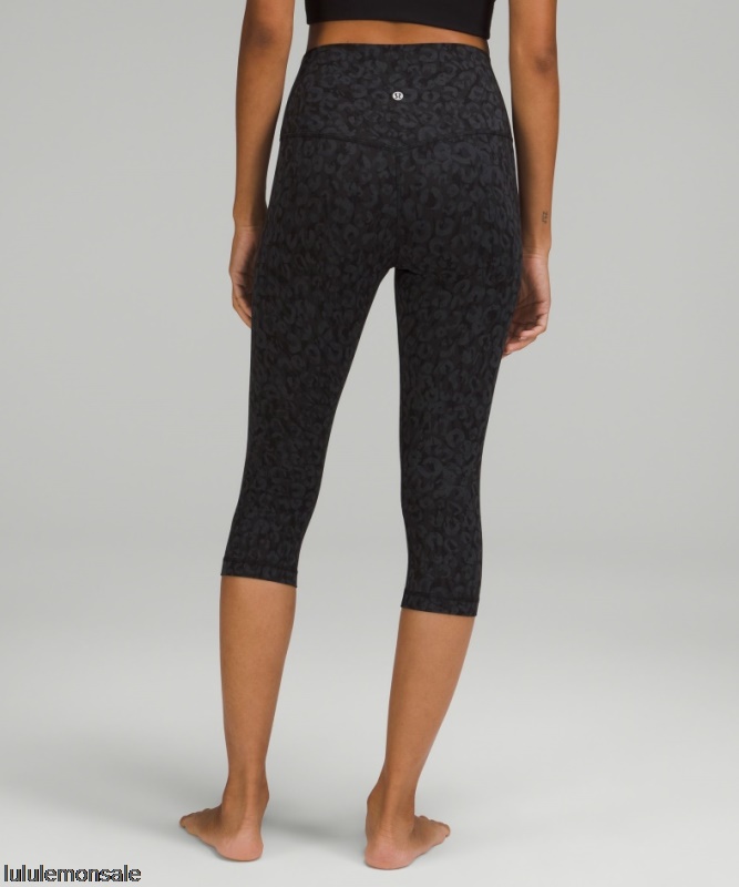 Lululemon Damen DELULU107 | Ineinander Verschlungen Camo Ausrichten Hochhaus Ernte 17